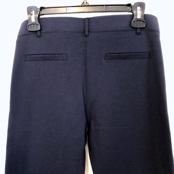 Betabrand Dress Pant Yoga Pants - Straight-Leg - Navy Medium Regular - Picture 4 of 8
